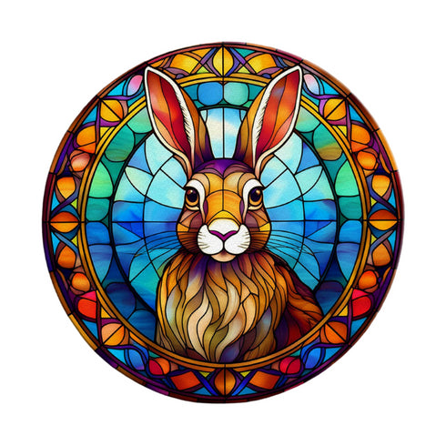 Harry Hare Circular Glass Suncatcher Worktop Saver